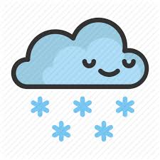 Rain cloud, snow, weather, snowflake, cartoon, meteorological phenomenon png. Cartoon Christmas Cloud Cute Funny Snowflake Icon Download On Iconfinder