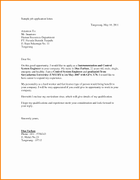 Example Letter Of Application To University Best Cover Letter Sample