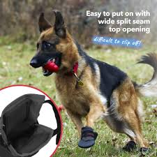 Ultra Paws Durable Dog Boots Shoes Black Buy Online In Uae
