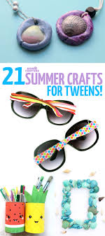 Are you looking for a fun arts & craft project to work on at home? Summer Crafts For Tweens 21 Ideas For Summer Camp And Home