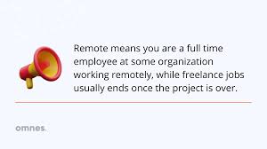 difference between remote and freelance