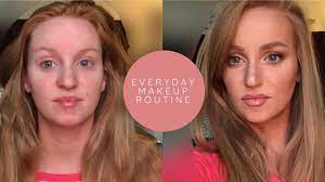 strawberry blonde glam makeup you
