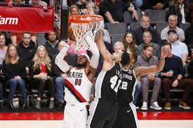 Cj mccollum scored 32 points and damian lillard added 31 as the portland trail blazers opened a. Game Preview San Antonio Spurs At Portland Trail Blazers Pounding The Rock