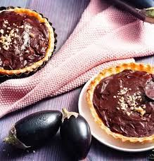 Tartelettes chocolat-aubergine - Les petites recettes de louloute
