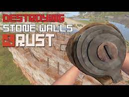 Destroy 3 High External Stone Walls