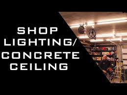 lighting concrete ceiling you