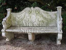 carrara marble bench stone bench