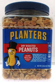 planters dry roasted party size peanuts