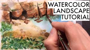 Painting A Coast Scene In Watercolor