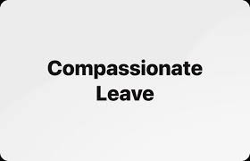 compionate leave meaning and laws