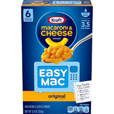 kraft easy mac macaroni cheese