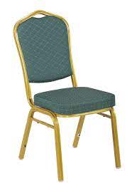 Metal Stacking Chair Gold T