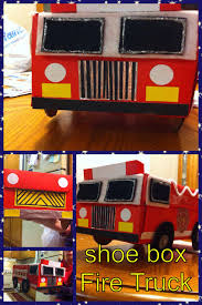 Fire truck birthday party fire truck favor box sound the | etsy. My Son S Kindergarten Valentine S Day Box He Insisted On Having A Fire Truck With A Shoe Box Glue Boys Valentines Boxes Valentines For Kids Valentine Box