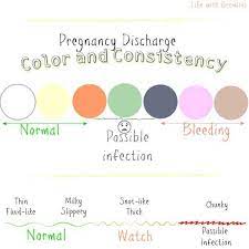 discharge during pregnancy color and