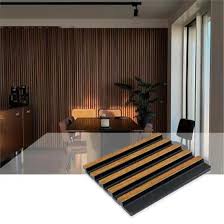 Fluted Wooden Solid Panel Indoor Wood