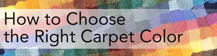 how to pick a carpet color for your