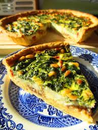 spinach and goats cheese tart