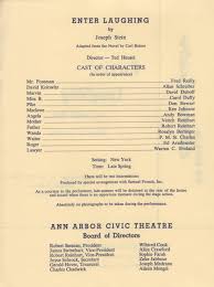 Storch schablone zum ausdrucken mit holz : Ann Arbor Civic Theatre Program Enter Laughing September 15 1966 Ann Arbor District Library