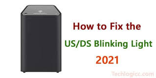 how to fix the us ds blinking light on