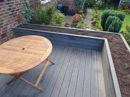 using composite decking to create
