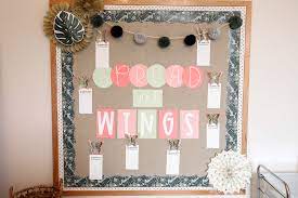 designing bulletin board decor using cricut