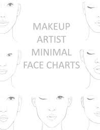 Makeup Artist Minimal Face Charts Combo Version Paperback