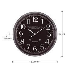 Circular Iron Wall Clock