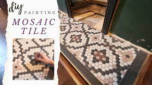 how to paint mosaic tile pattern a lot