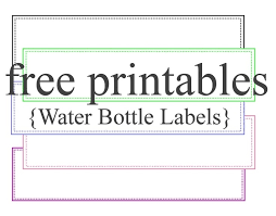 Birthday Water Bottle Label Template 10 Best Images Of Free