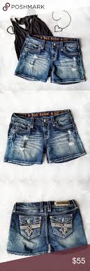 Rock Revival Shorts Stretch Size 29 Us 8 Lam Gently Worn