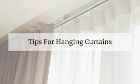 tips for hanging curtains dry