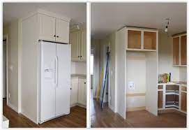 build a refrigerator cabinet surround