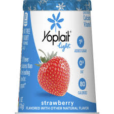 yoplait yogurt fat free strawberry