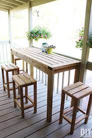 how to build outdoor bar stools the