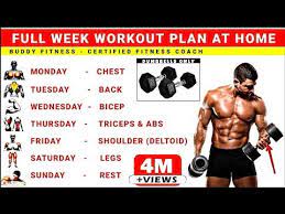 Gym Weekly Workout Plan