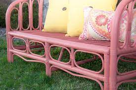 painting outdoor furniture with chalk