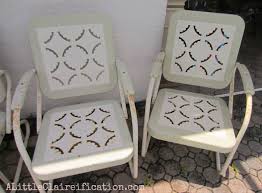 Metal Patio Furniture Makeover A