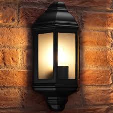 Asd Half Lantern White Wall Light