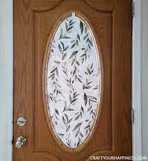 Simple Diy Wood Door Window Cover