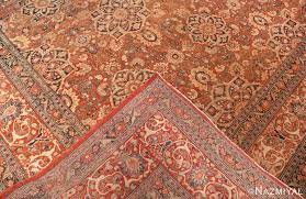 large rustic antique persian tabriz rug