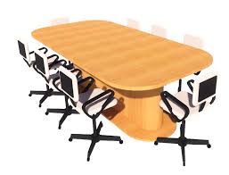 conference table 8 seaters revit family