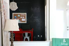 Giant Chalkboard Wall In Home Office