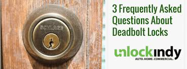 There's nothing as frustrating as losing the key to your padlock. 3 Frequently Asked Questions About Deadbolt Locks Unlock Indy Llc