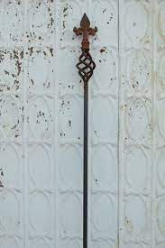 2 Ornate 44 Tall Garden Stakes Cast