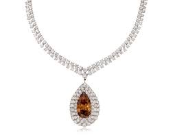 A $100 million diamond peacock. Graff Colored Diamond And Diamond Necklace With Gia Report Christie S