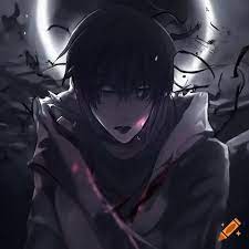 Dark and cool anime wallpaper on Craiyon