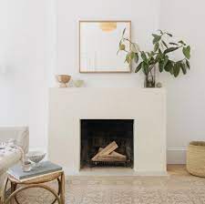 Simplest Plaster Fireplace Surround
