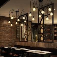 8 Light Edison Bulb Led Multi Light Pendant Black Spider Chandelier For Living Room Restaurant Takeluckhome Com
