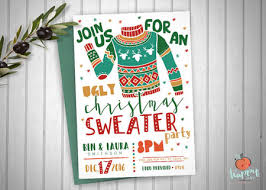 printable ugly christmas sweater party