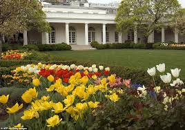 Newly Renovated White House Rose Garden